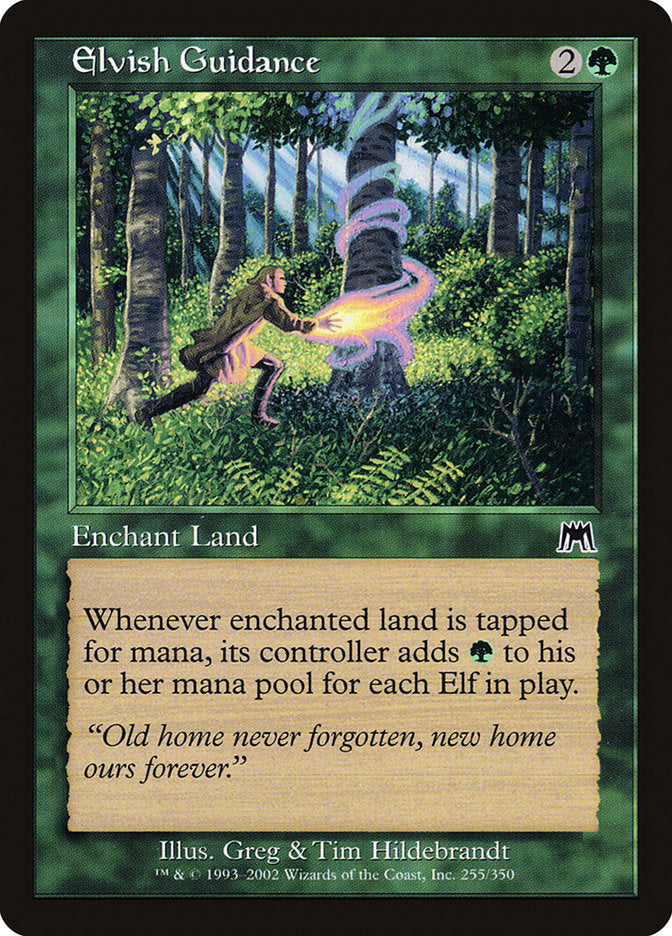 Elvish Guidance 255/350 (Onslaught)  - Foil | Good Games Morley
