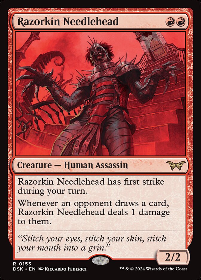 Razorkin Needlehead 153 (Duskmourn: House of Horror)  | Good Games Morley