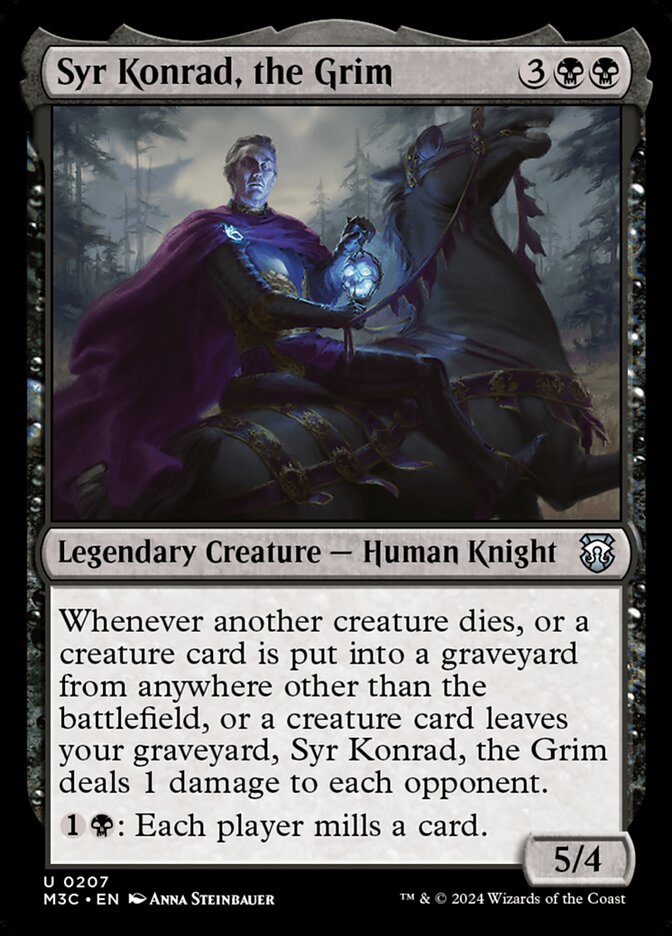 Syr Konrad, the Grim 207/411 (Commander: Modern Horizons 3)  | Good Games Morley