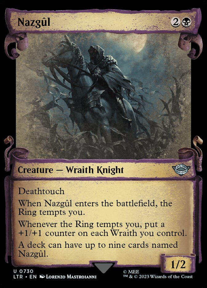 Nazgûl 730 (Universes Beyond: The Lord of the Rings: Tales of Middle-earth)  - Showcase Scroll Foil | Good Games Morley
