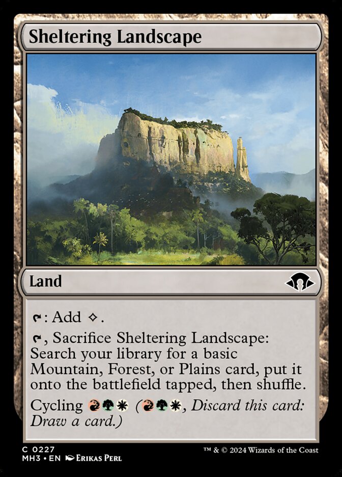 Sheltering Landscape 227 (Modern Horizons 3)  | Good Games Morley
