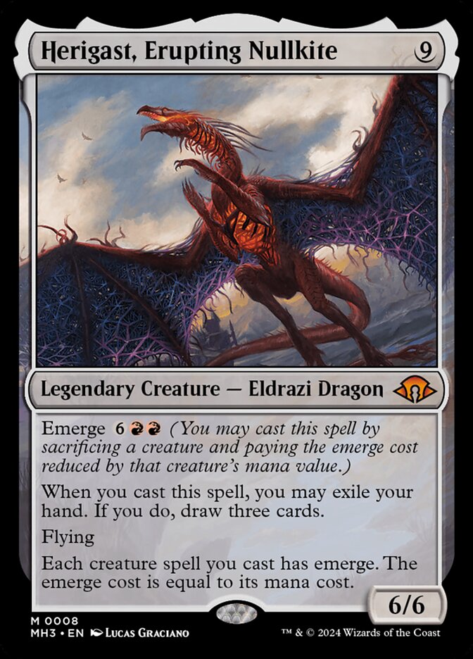 Herigast, Erupting Nullkite 8 (Modern Horizons 3)  | Good Games Morley