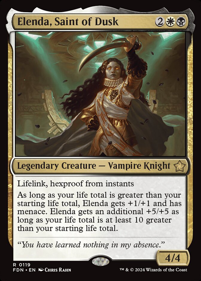 Elenda, Saint of Dusk 119/291 (Foundations)  | Good Games Morley