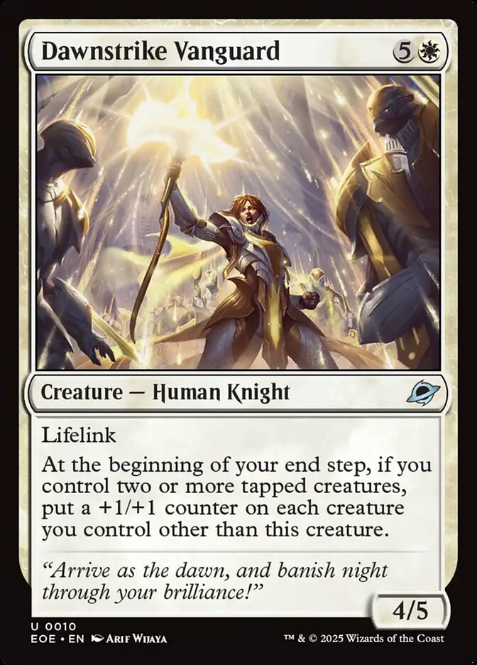 Dawnstrike Vanguard 10/276 (Edge of Eternities)  - Foil | Good Games Morley