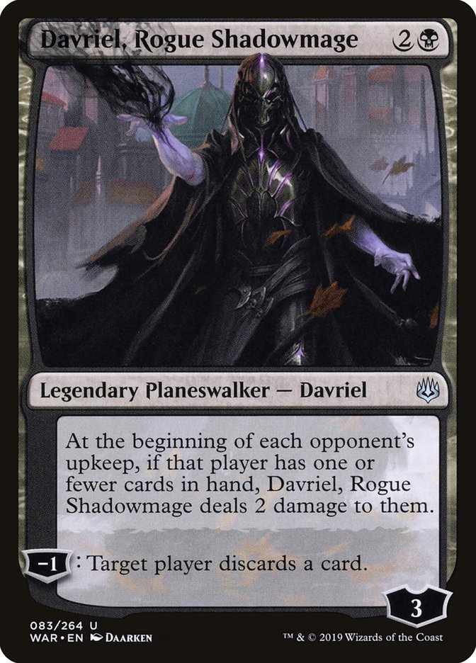 Davriel, Rogue Shadowmage 83/264 (War of the Spark)  | Good Games Morley