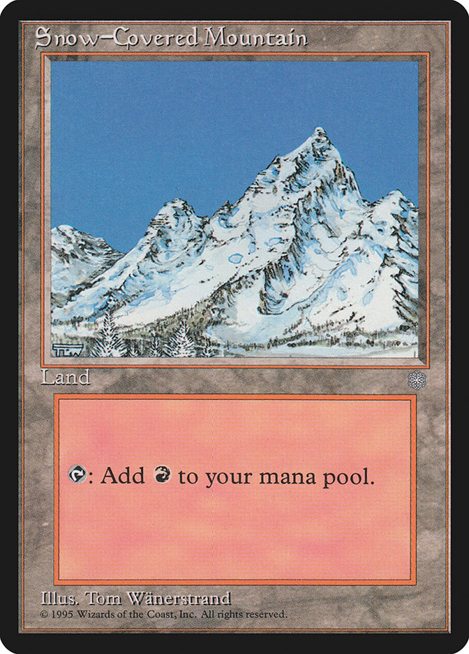 Snow-Covered Mountain 349 (Ice Age)  | Good Games Morley
