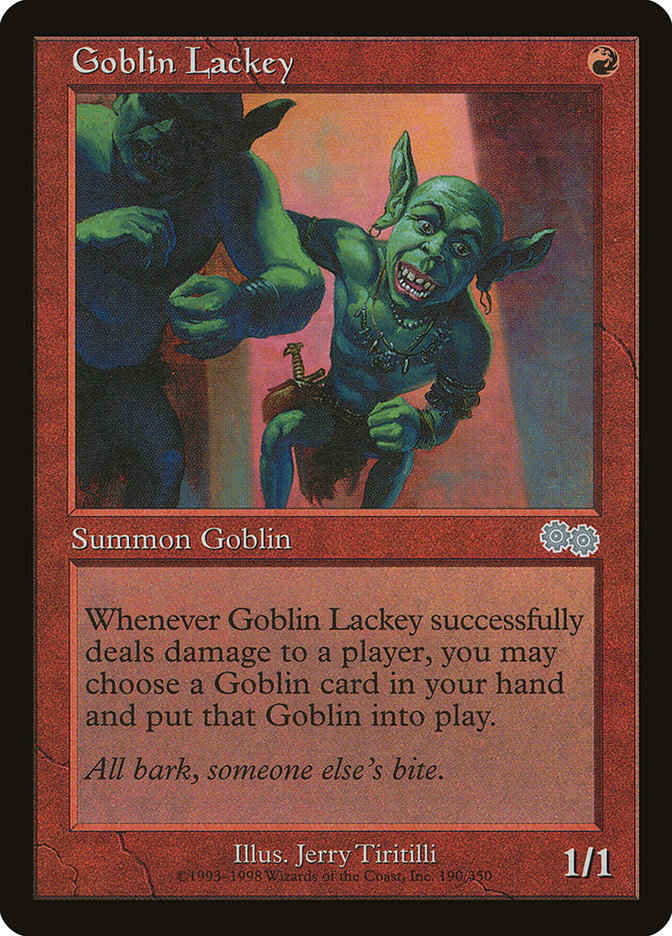 Goblin Lackey 190/350 (Urza's Saga)  | Good Games Morley