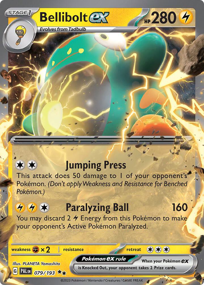 Bellibolt ex 079/193 (SV02: Paldea Evolved)  - Holofoil | Good Games Morley