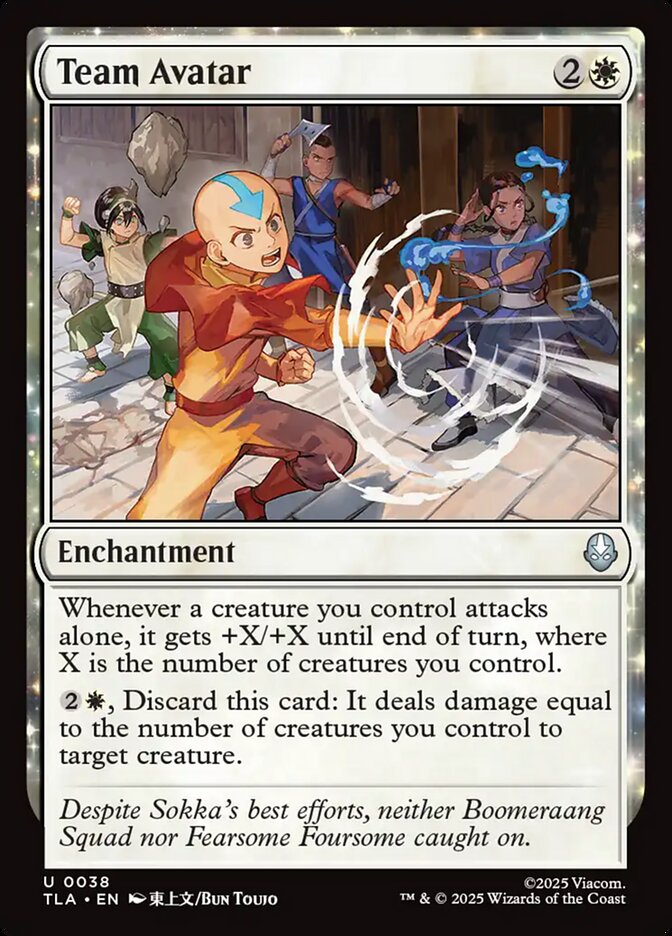 Team Avatar 38/286 (Avatar: The Last Airbender)  - Foil | Good Games Morley
