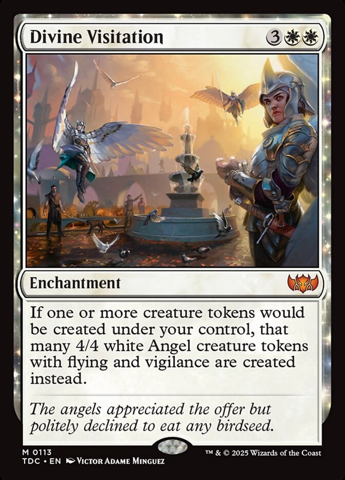 Divine Visitation 113 (Commander: Tarkir: Dragonstorm)  | Good Games Morley