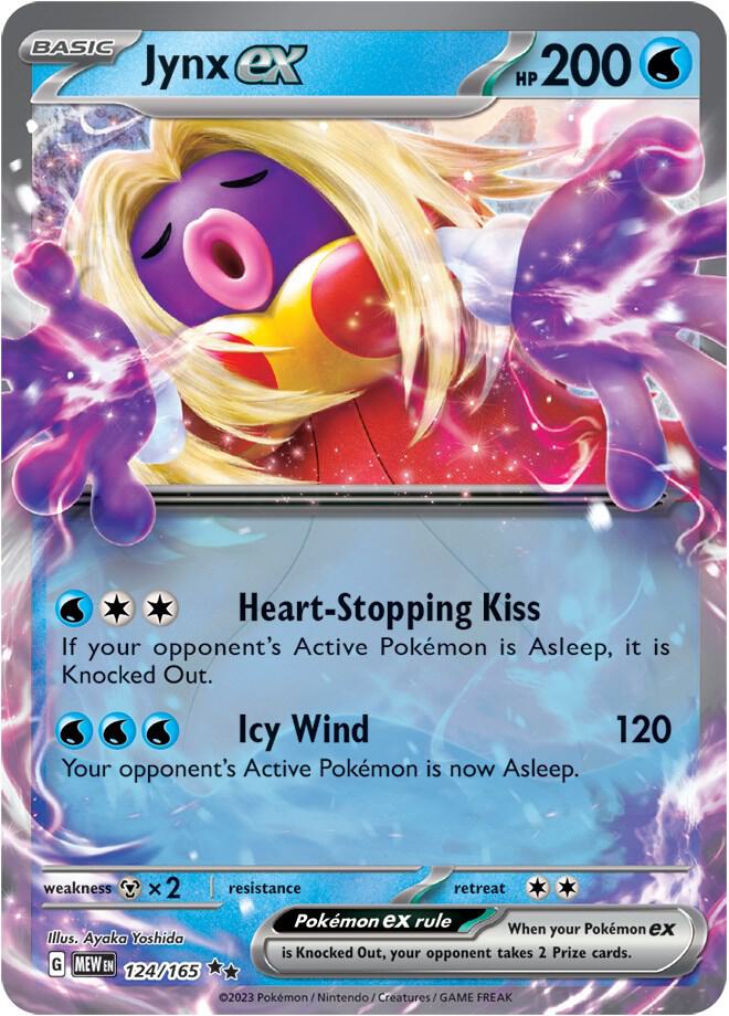 Jynx ex 124/165 (SV: Scarlet & Violet 151)  - Holofoil | Good Games Morley
