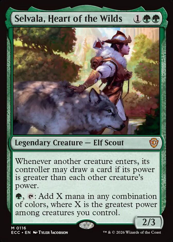Selvala, Heart of the Wilds 116 (Commander: Lorwyn Eclipsed)  | Good Games Morley