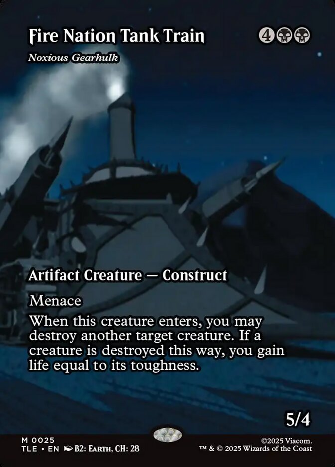 Fire Nation Tank Train - Noxious Gearhulk 25 (Avatar: The Last Airbender: Eternal-Legal)  - Borderless | Good Games Morley