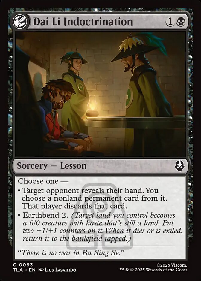 Dai Li Indoctrination 93 (Avatar: The Last Airbender)  - Foil | Good Games Morley