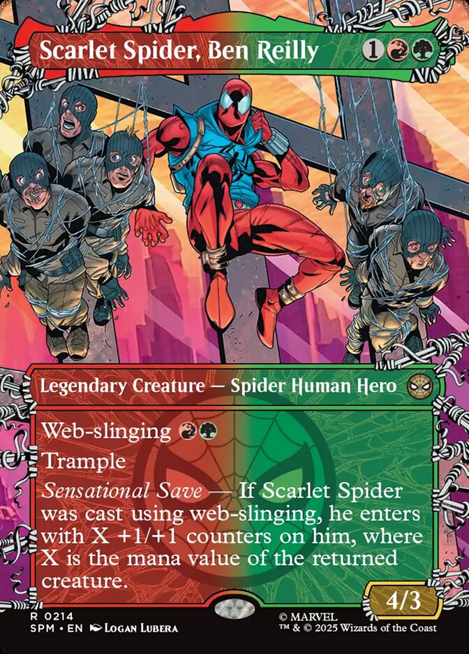 Scarlet Spider, Ben Reilly 214/198 (Marvel's Spider-Man)  - Showcase Foil | Good Games Morley