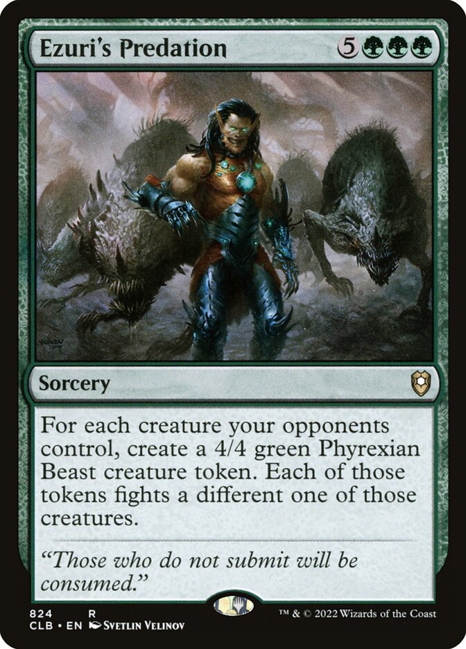 Ezuri's Predation 824/361 (Commander Legends: Battle for Baldur's Gate)  | Good Games Morley