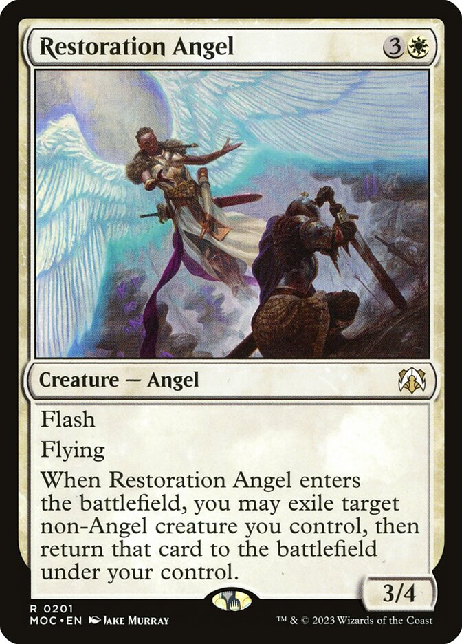 Restoration Angel 201/444 (Commander: March of the Machine)  | Good Games Morley