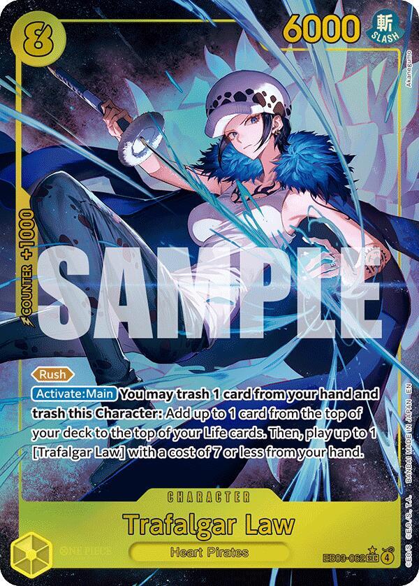 Trafalgar Law EB03-062 (Extra Booster: One Piece Heroines Edition)  - Alternate Art Foil | Good Games Morley
