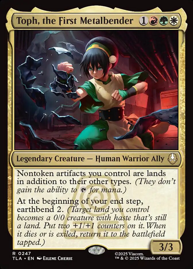 Toph, the First Metalbender 247/286 (Avatar: The Last Airbender)  - Foil | Good Games Morley