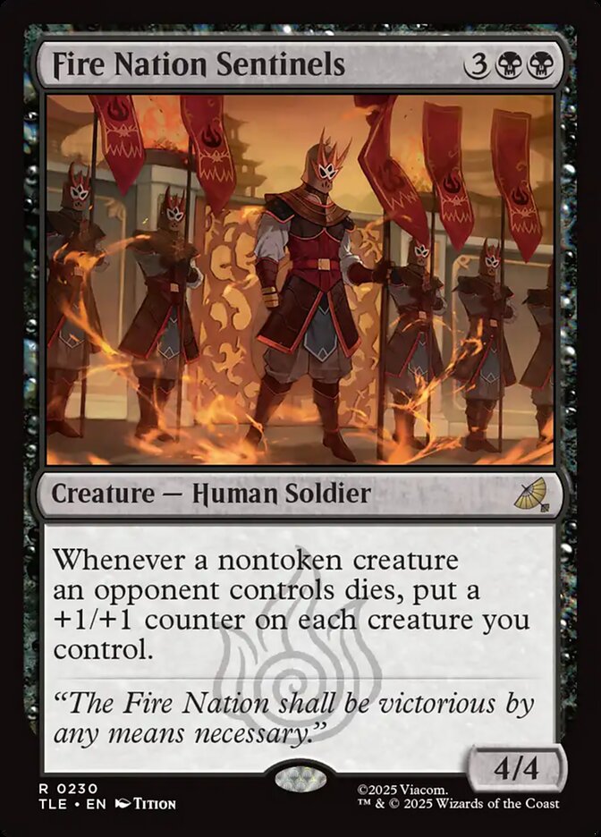 Fire Nation Sentinels 230 (Avatar: The Last Airbender: Eternal-Legal)  - Foil | Good Games Morley