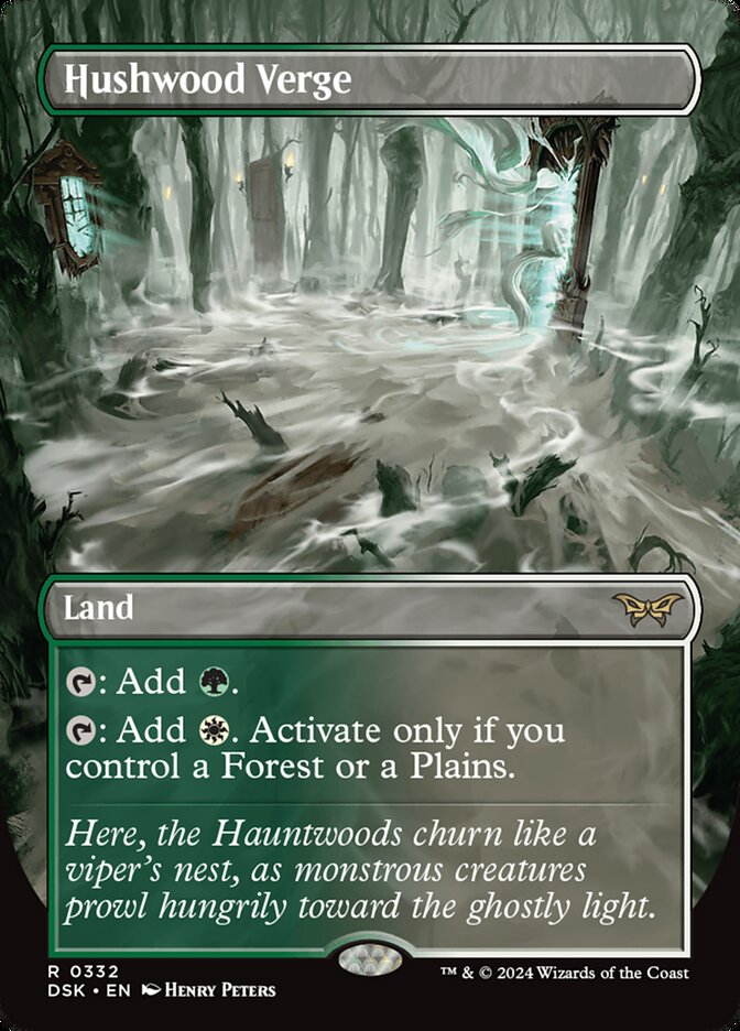 Hushwood Verge 332/286 (Duskmourn: House of Horror)  - Borderless | Good Games Morley