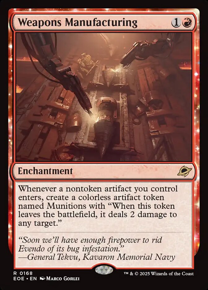 Weapons Manufacturing 168 (Edge of Eternities)  | Good Games Morley