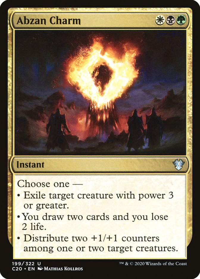 Abzan Charm 199/322 (Commander 2020)  | Good Games Morley