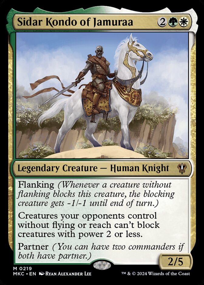 Sidar Kondo of Jamuraa 219/311 (Commander: Murders at Karlov Manor)  | Good Games Morley