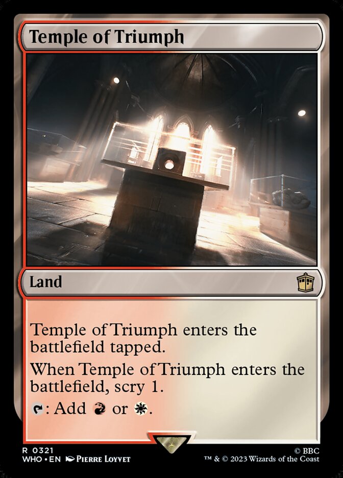 Temple of Triumph 321/331 (Universes Beyond: Doctor Who)  | Good Games Morley