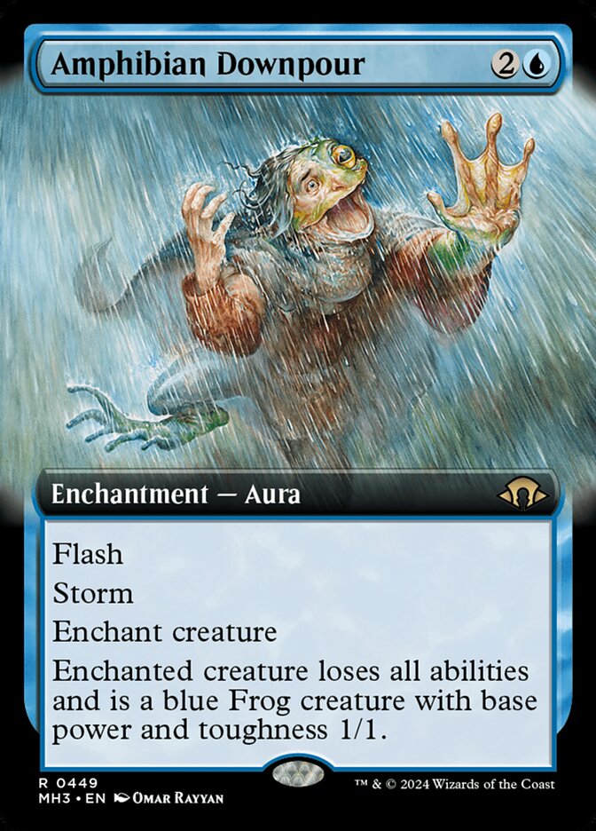 Amphibian Downpour 449 (Modern Horizons 3)  - Extended Art Foil | Good Games Morley