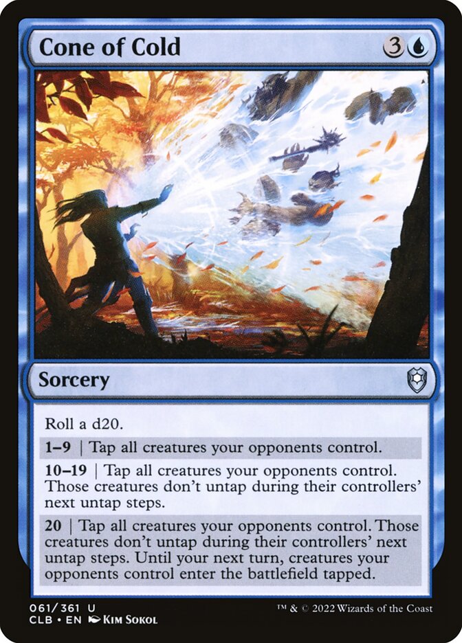 Cone of Cold 61 (Commander Legends: Battle for Baldur's Gate)  - Foil | Good Games Morley