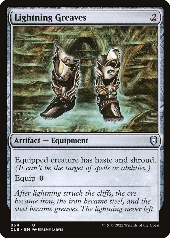 Lightning Greaves 864 (Commander Legends: Battle for Baldur's Gate)  | Good Games Morley