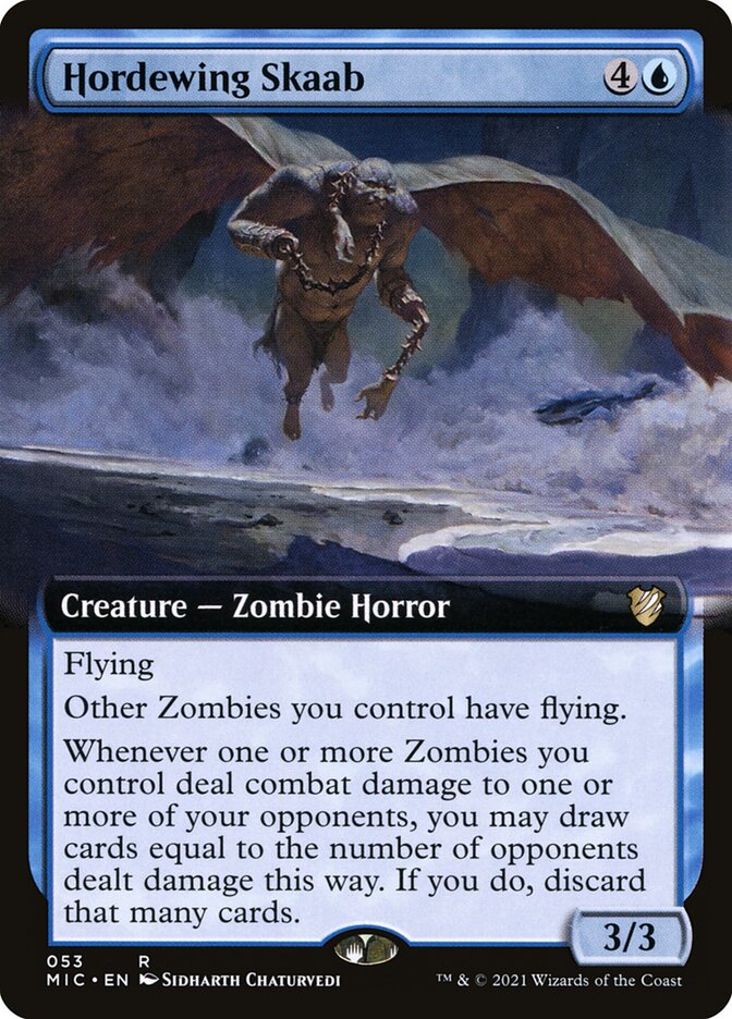 Hordewing Skaab Extended Art 53 (Commander: Innistrad: Midnight Hunt)  | Good Games Morley