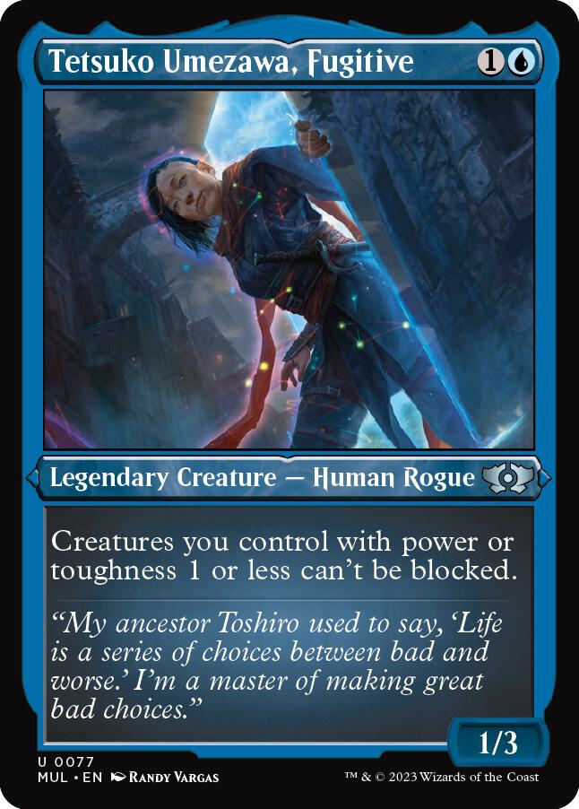 Tetsuko Umezawa, Fugitive 77 (March of the Machine: Multiverse Legends)  - Etched Foil | Good Games Morley