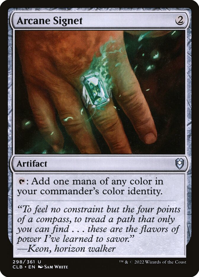 Arcane Signet 298 (Commander Legends: Battle for Baldur's Gate)  | Good Games Morley
