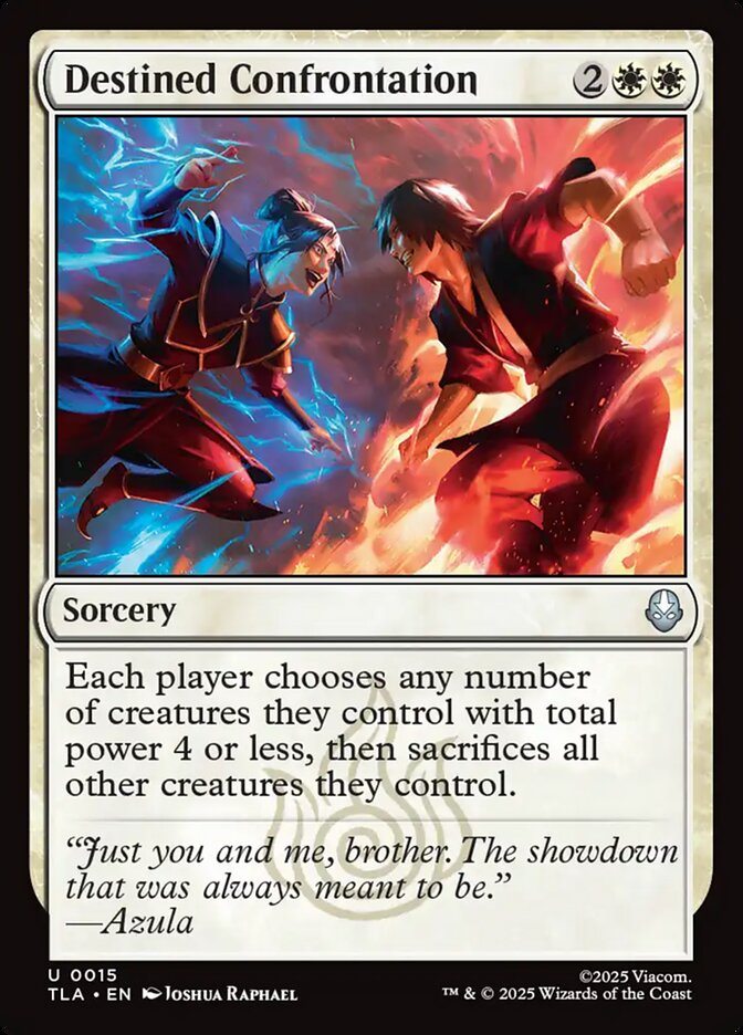 Destined Confrontation 15/286 (Avatar: The Last Airbender)  - Foil | Good Games Morley