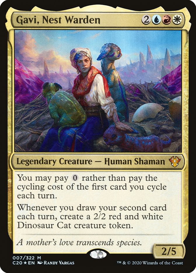 Gavi, Nest Warden 7/322 (Commander 2020)  - Foil | Good Games Morley