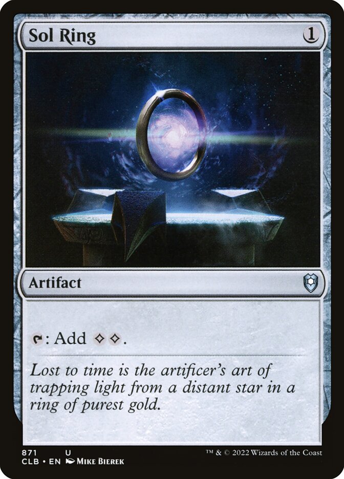 Sol Ring 871 (Commander Legends: Battle for Baldur's Gate)  | Good Games Morley