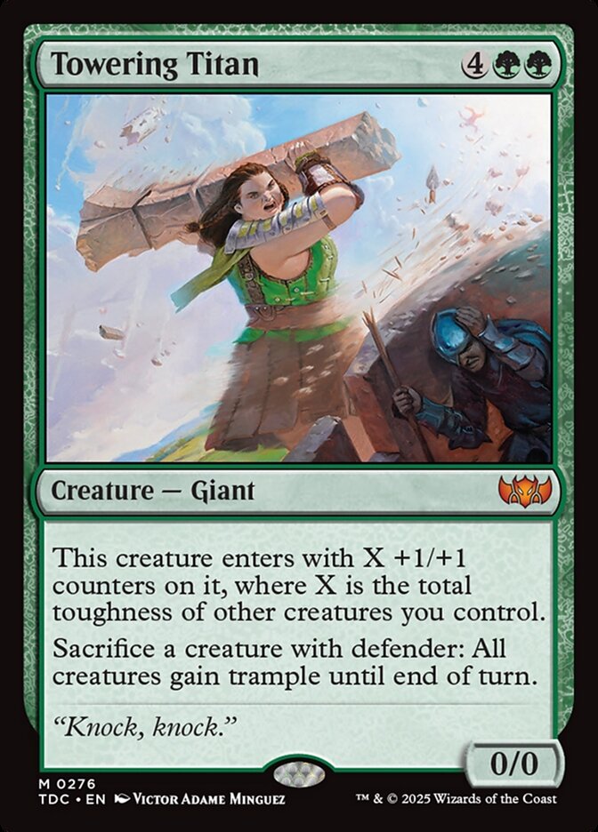 Towering Titan 276 (Commander: Tarkir: Dragonstorm)  | Good Games Morley