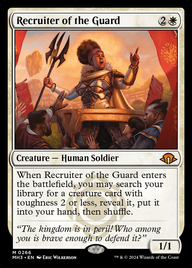 Recruiter of the Guard 266 (Modern Horizons 3)  | Good Games Morley
