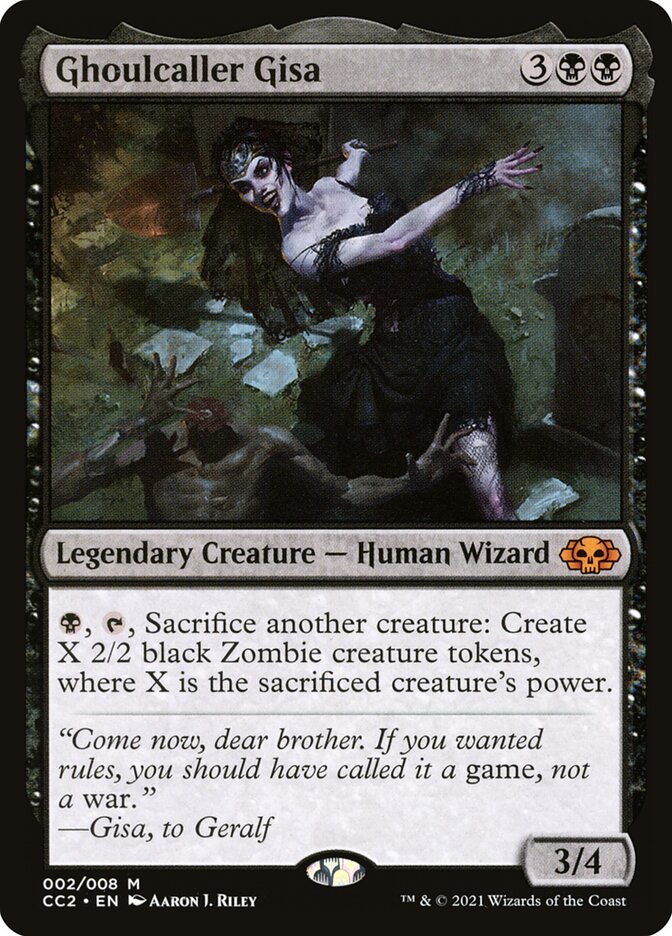 Ghoulcaller Gisa 2/8 (Commander Collection: Black)  - Foil | Good Games Morley