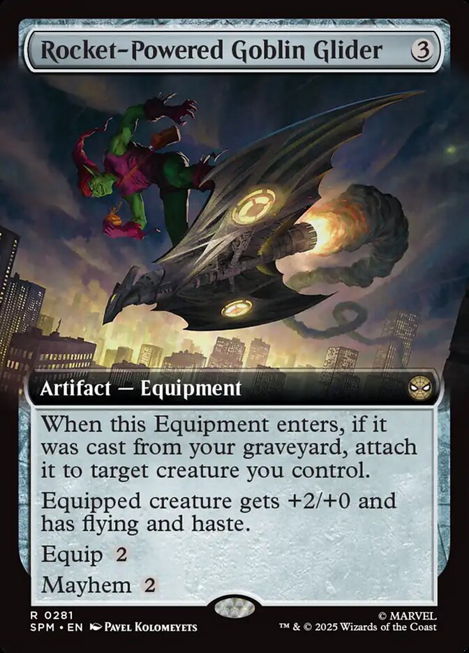 Rocket-Powered Goblin Glider 281/198 (Marvel's Spider-Man)  - Extended Art | Good Games Morley