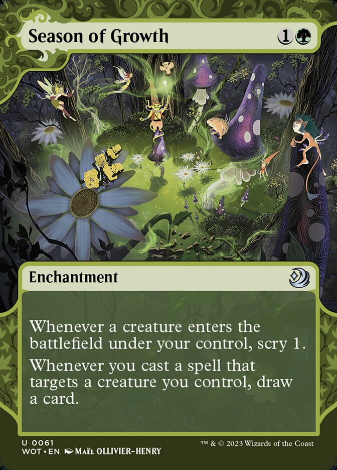 Season of Growth 61/63 (Wilds of Eldraine: Enchanting Tales)  - Showcase | Good Games Morley