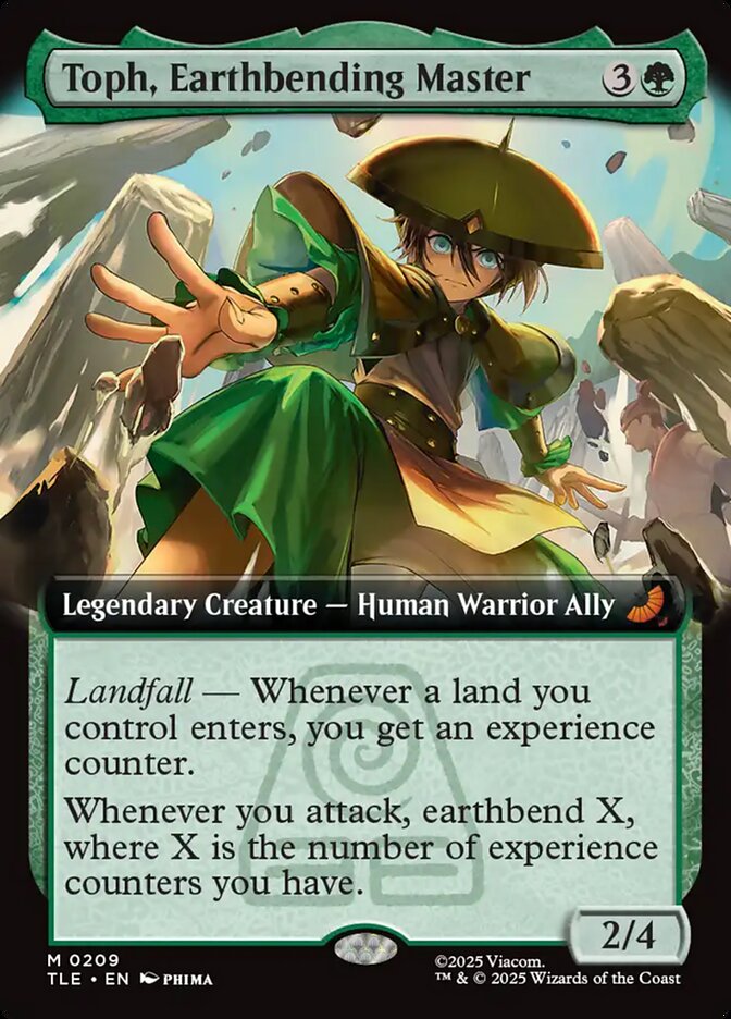Toph, Earthbending Master 209 (Avatar: The Last Airbender: Eternal-Legal)  - Extended Art Foil | Good Games Morley