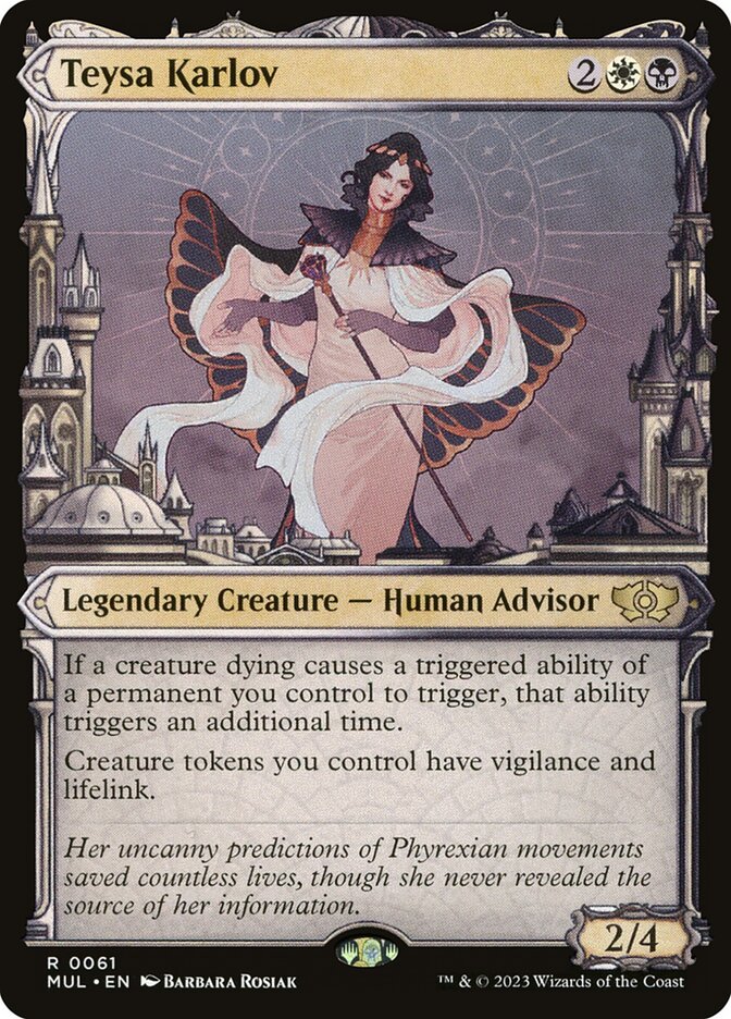 Teysa Karlov 61/65 (March of the Machine: Multiverse Legends)  - Showcase Foil | Good Games Morley