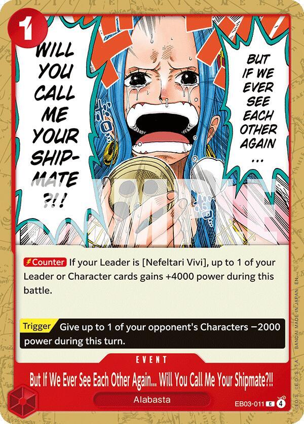 But If We Ever See Each Other Again...Will You Call Me Your Shipmate?!! EB03-011 (Extra Booster: One Piece Heroines Edition)  | Good Games Morley