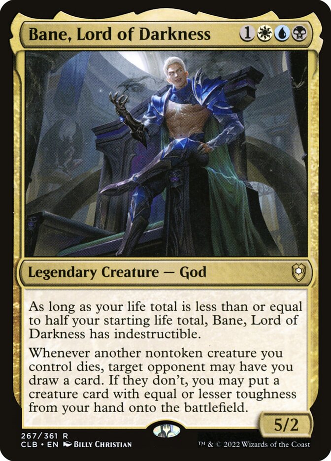 Bane, Lord of Darkness 267 (Commander Legends: Battle for Baldur's Gate)  | Good Games Morley