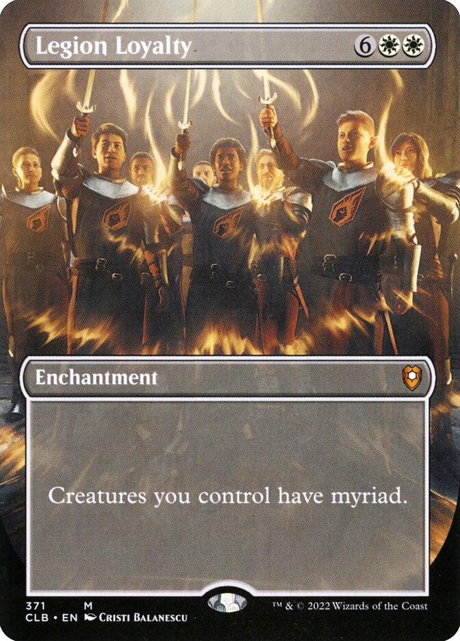 Legion Loyalty Borderless 371 (Commander Legends: Battle for Baldur's Gate)  | Good Games Morley