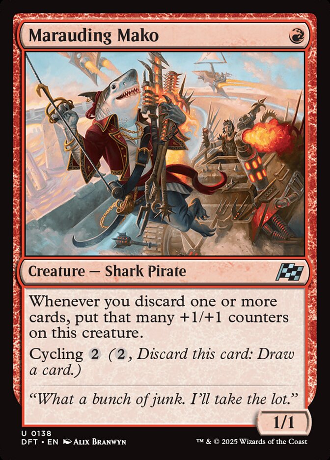 Marauding Mako 138 (Aetherdrift)  - Foil | Good Games Morley