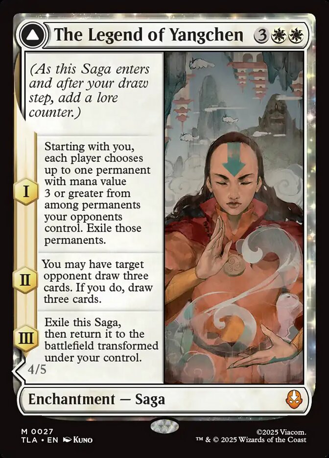 The Legend of Yangchen // Avatar Yangchen 27/286 (Avatar: The Last Airbender)  | Good Games Morley
